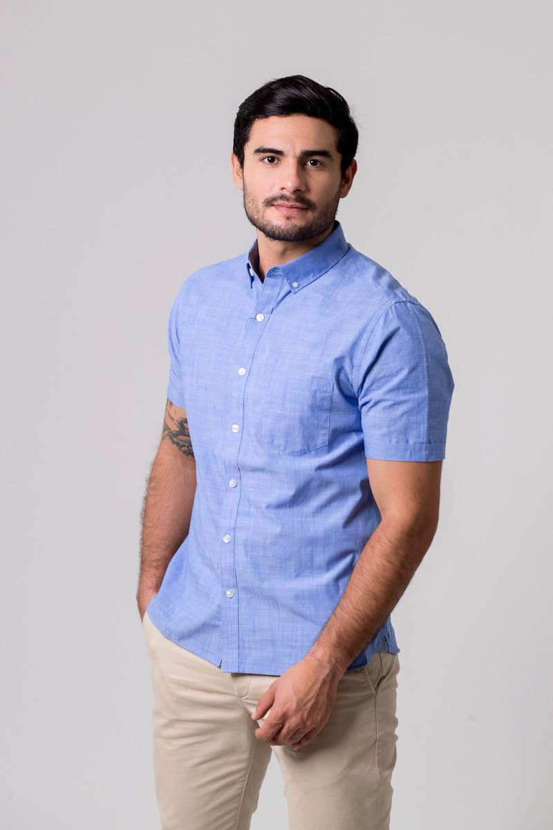 Camisa Moda Never Tuck Lake